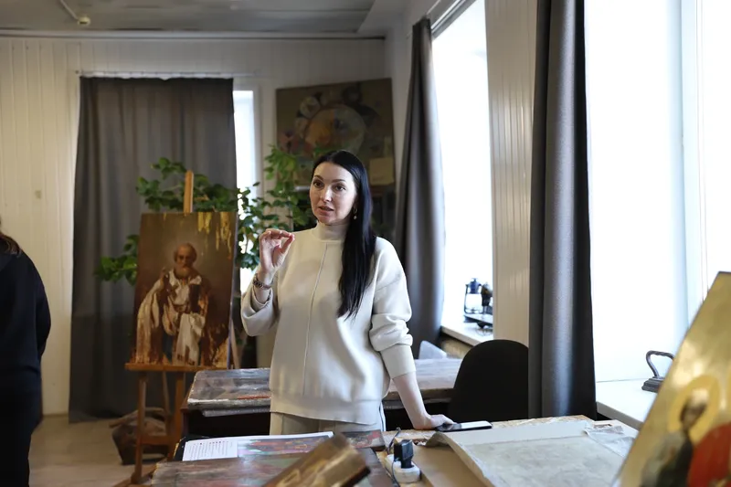 Экскурсия в реставрационную мастерскую икон