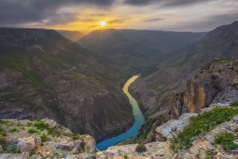 Сулакский каньон и Бархан Сарыкум