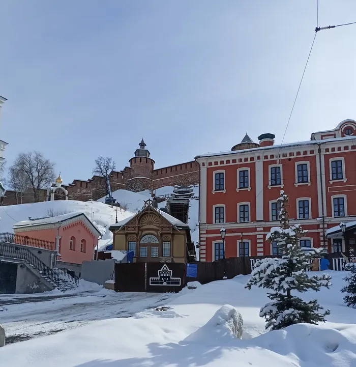 Улица Рождественская и Миллионка. Нижний Новгород – город контрастов