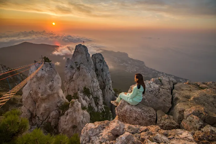Ай-Петри в золотых лучах: закатная или рассветная фотосессия
